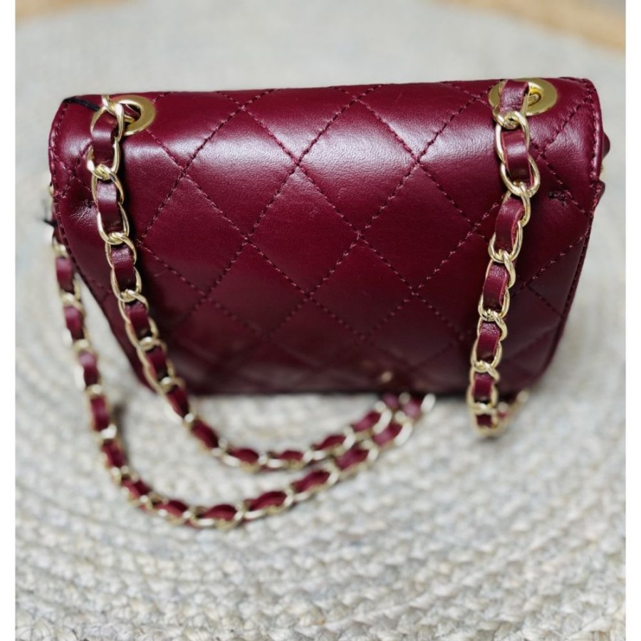 Maroquineries Lookat | Sac Mini Matelasse Rouge